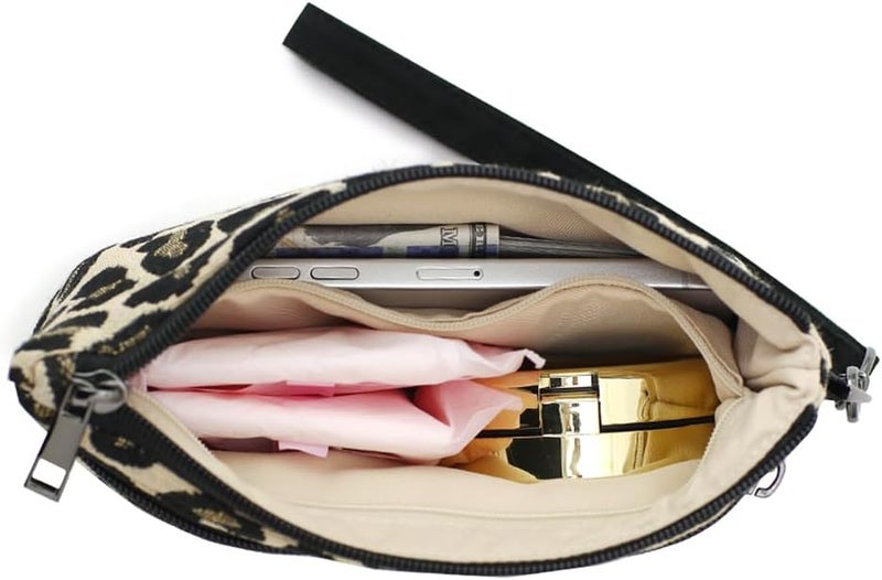 BBORGDC Small Wristlet Wallets for Women, Zip Clutch Bag with Wristlet Pouch, 3-Zipper Original Design - Image 4